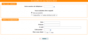 rappel conseiller CIC