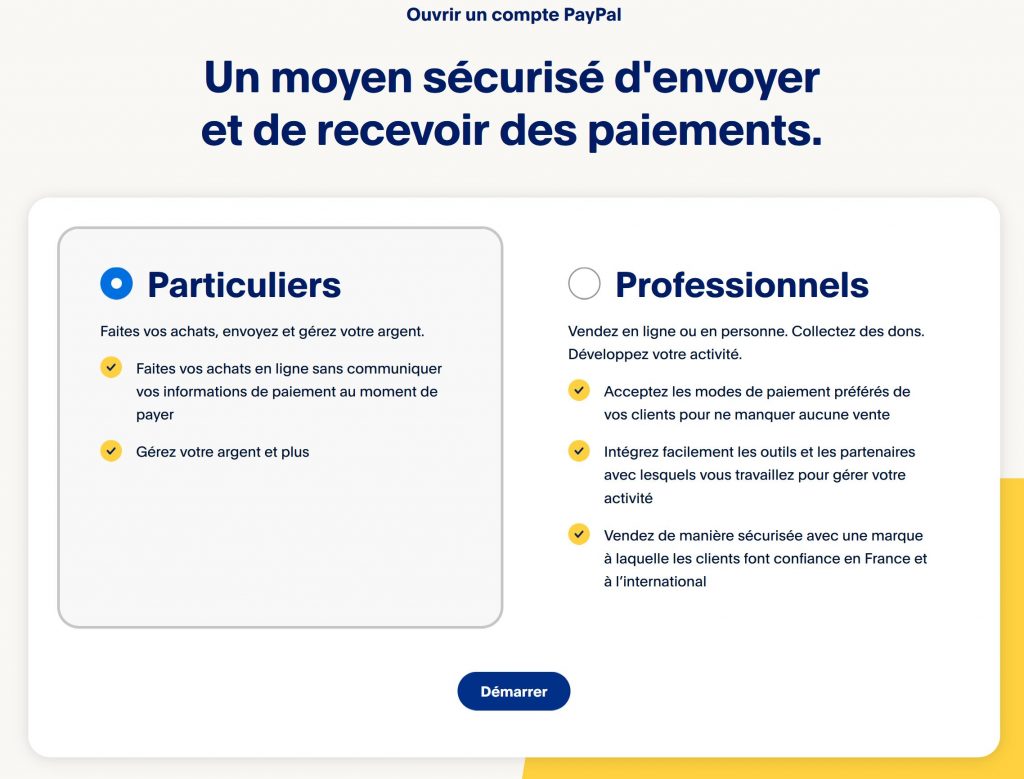Compte Paypal CBI: Crédit, Banques et Investissements