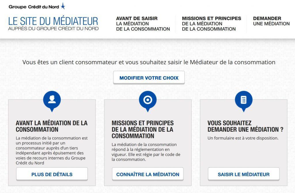 Médiateur de la banque Crédit du Nord  CBI: Crédit, Banques et Investissements