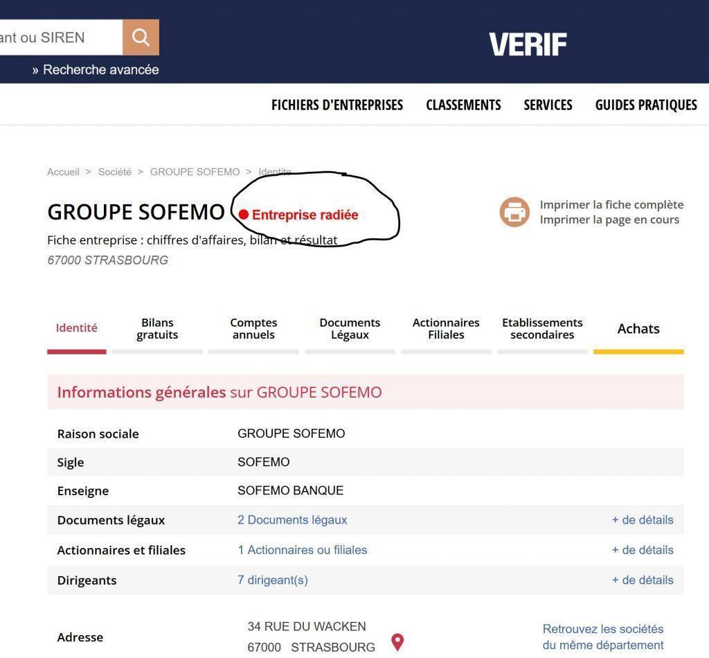 SOFEMO CBI: Crédit, Banques et Investissements