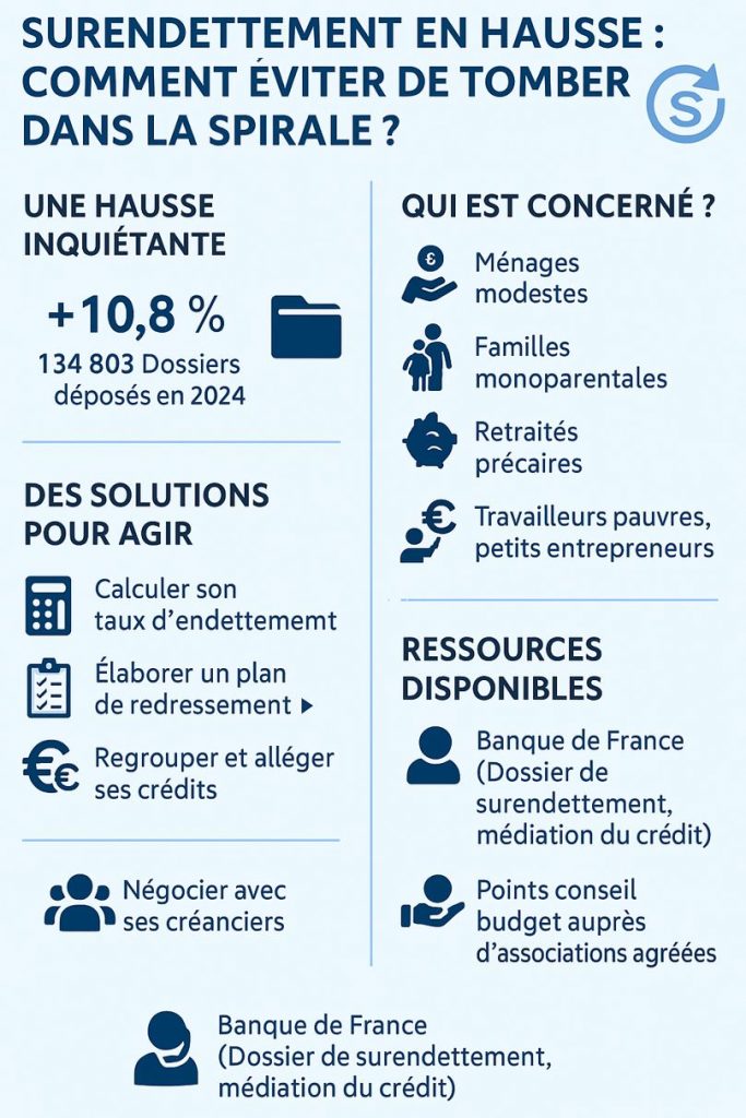 Comment réagir en cas de surendettement ?